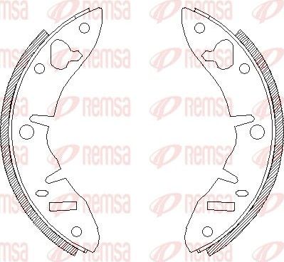 Тормозные колодки Remsa задние для Reliant Scimitar Sabre 1993-1995. Артикул 4220.00