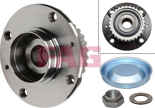 Ступичный подшипник (комплект) Fag задний для Citroen Xsara 1997-2005. Артикул 713 6402 50