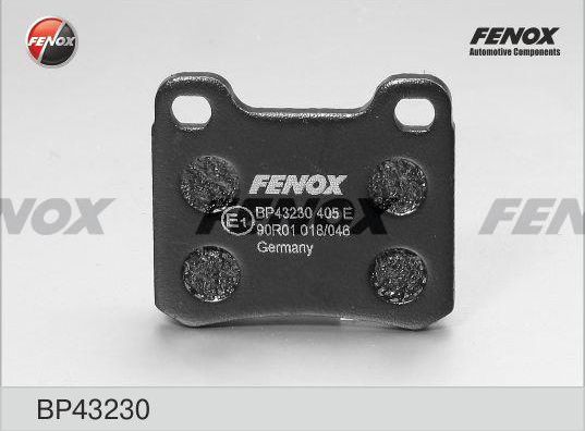 Тормозные колодки Fenox. Артикул BP43230