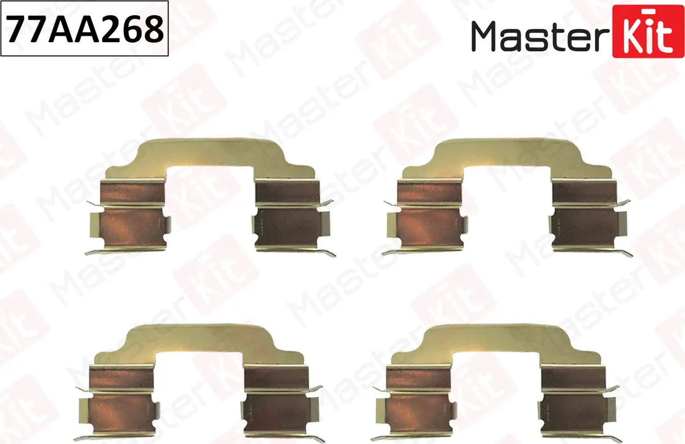 Комплект монтажный тормозных колодок (Master KIT). Артикул 77AA268