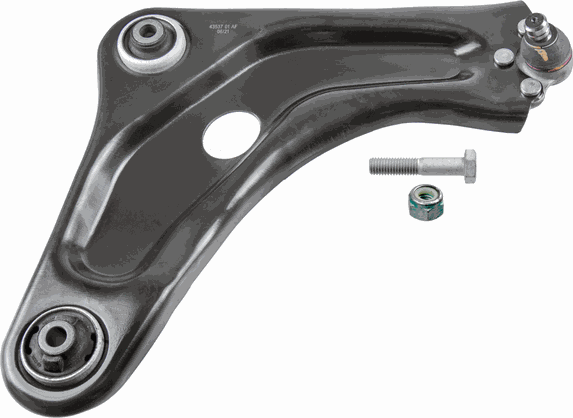 Поперечный рычаг передней подвески Lemforder правый для Citroen DS3 I 2014-2015. Артикул 43537 01