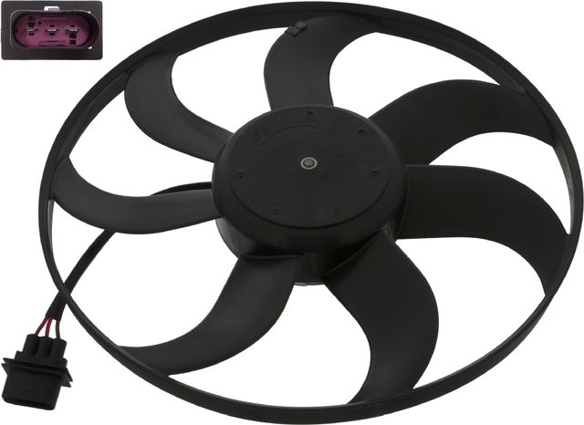 Вентилятор радиатора двигателя SWAG для Skoda Rapid I 2012-2019. Артикул 30 94 6565