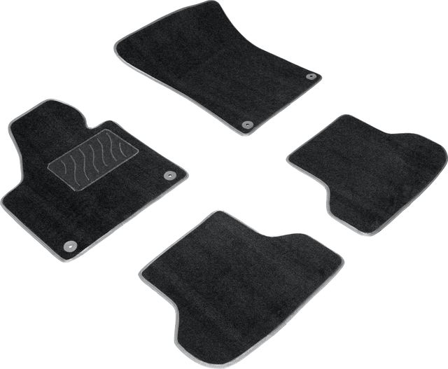 Коврики текстильные Seintex на нескользящей основе для салона Audi А3 8P 3/5 дв 2003-2012. Артикул 83130