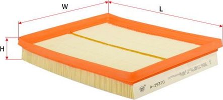 Воздушный фильтр Sakura для Kia Carens II (UN) 2006-2012. Артикул A-29370