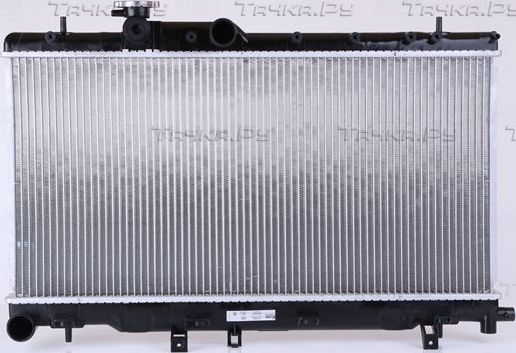 Радиатор охлаждения двигателя Nissens ** FIRST FIT ** для Subaru Outback II 2000-2003. Артикул 67709
