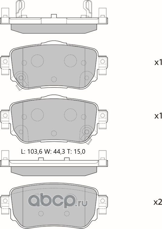 КОЛОДКИ ТОРМОЗНЫЕ ДИСКОВЫЕ AVANTECH ПРОТИВОСКРИПН. Артикул AV1203
