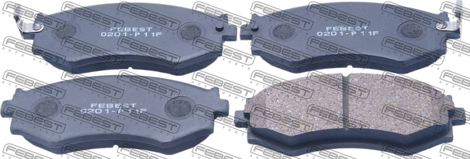 Тормозные колодки Febest. Артикул 0201-P11F