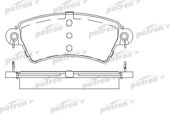 Тормозные колодки Patron. Артикул PBP1370
