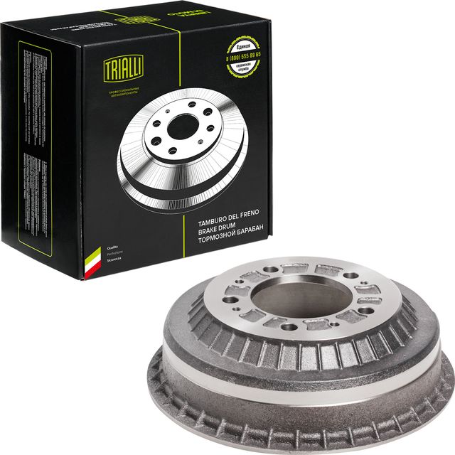 Тормозной барабан Trialli задний для Chevrolet Niva I 2002-2021. Артикул TF 058