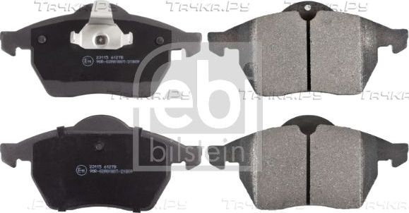 Тормозные колодки Febi Bilstein передние для Opel Vectra B 1995-2003. Артикул 16107