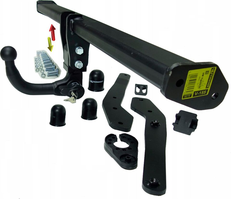 Фаркоп Steinhof для Volkswagen Tiguan II 2016-2026. Быстросъемный крюк. Артикул V-155