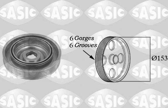 Шкив коленвала Sasic. Артикул 2150003