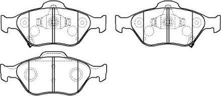 Тормозные колодки HSB. Артикул HP9162