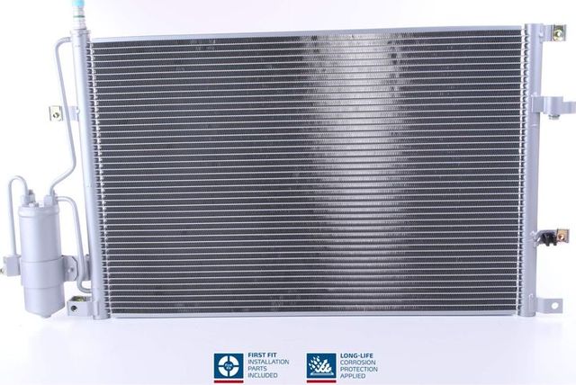 Радиатор кондиционера (конденсатор) Nissens (алюминий) для Volvo V70 II 1999-2007. Артикул 94525