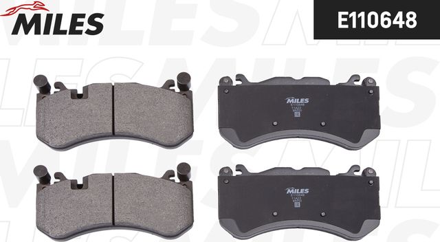 Тормозные колодки Miles (Semi-Metallic). Артикул E110648