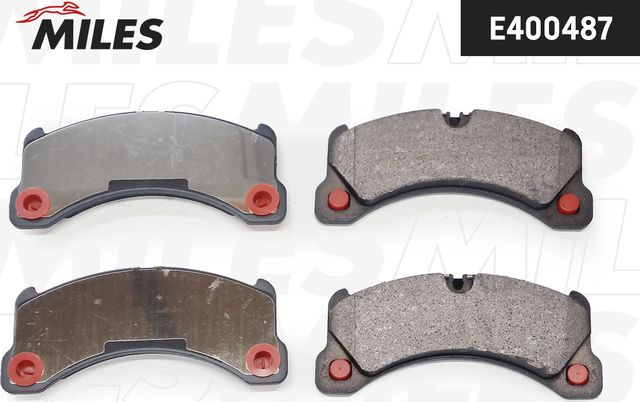 Тормозные колодки Miles (Low-Metallic). Артикул E400487