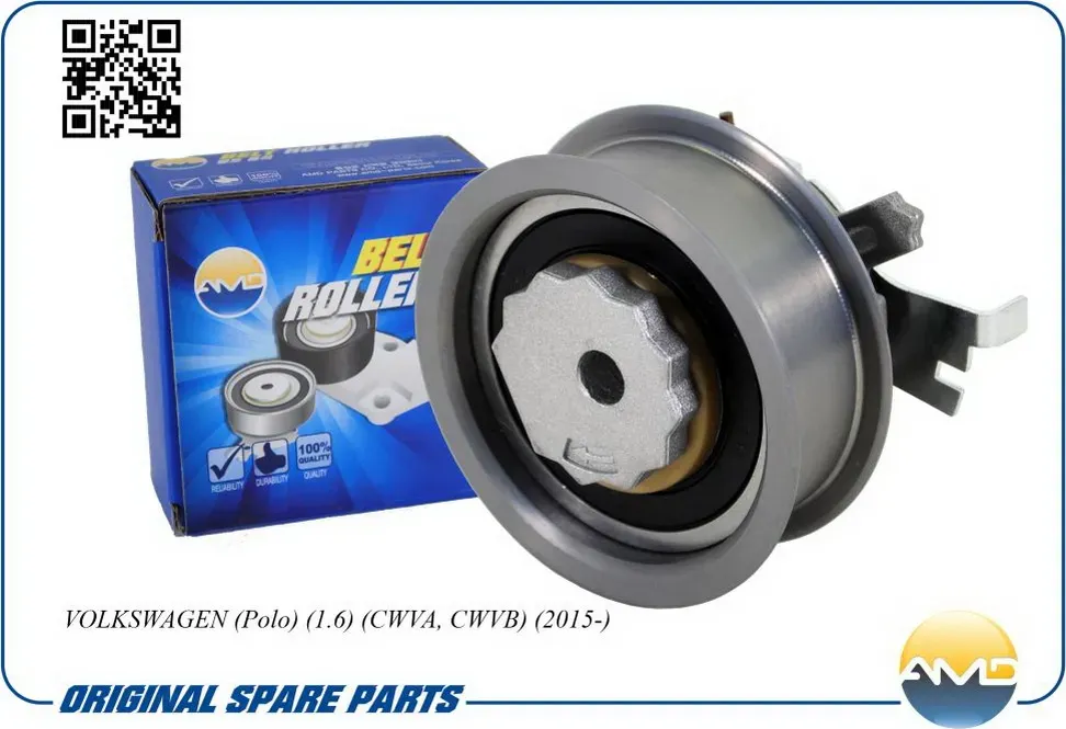 Ролик ремня ГРМ, натяжной (AMD) AMD. Артикул AMDGTI11338