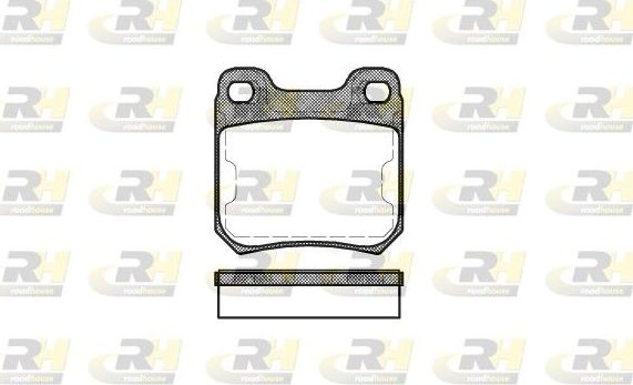 Тормозные колодки RoadHouse задние для Saab 9-3 I 1998-2003. Артикул 2239.50