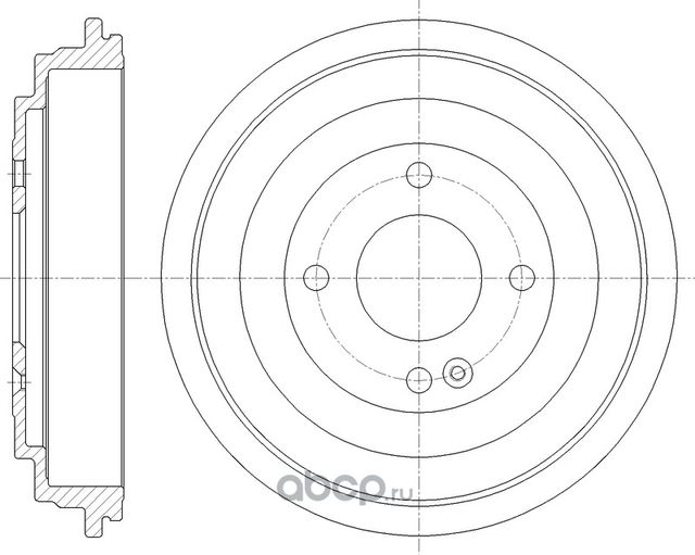 Барабан тормозной G-brake GD-06784 G-Brake. Артикул GD06784