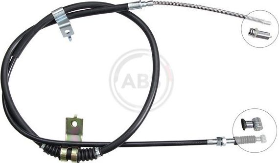 Трос ручника (тросик ручного тормоза) ABS. Артикул K19258