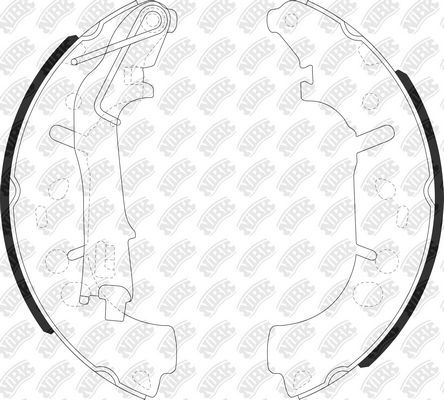 Тормозные колодки NiBK. Артикул FN0624