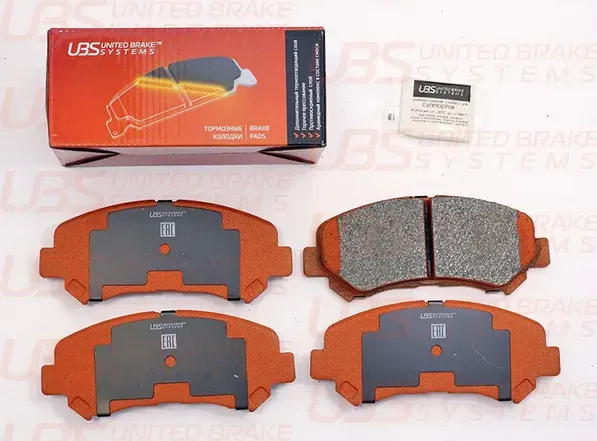 Тормозные колодки NISSAN JUKE 1.6 13-/QASHQAI 07-/10-/11-/X-TRAIL 07-/08- передние (UBS). Артикул b1105025