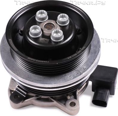 Помпа (водяной насос) Hepu для Volkswagen Polo V 2010-2026. Артикул P651