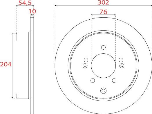 Тормозной диск Ferodo Premier. Артикул DDF2772C
