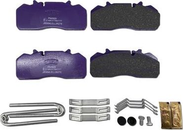 Тормозные колодки NiBK передние для DAF LF 55 2001-2026. Артикул PN0920