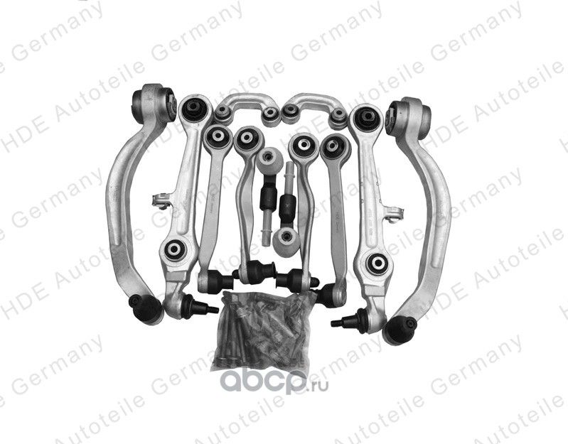 КОМПЛЕКТ РЫЧАГОВ AUDI А6,A8, PASSAT B5+ (01-) (HDE). Артикул 104002