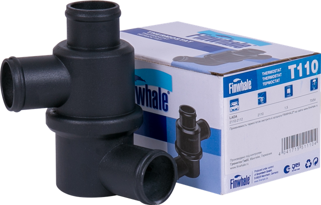 Термостат LADA 2110-12 и модификации (карбюратор) 852С (Finwhale). Артикул Т110