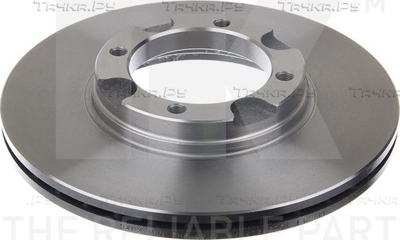 Тормозной диск NK передний для Hyundai Pony X1 1985-1989. Артикул 203402