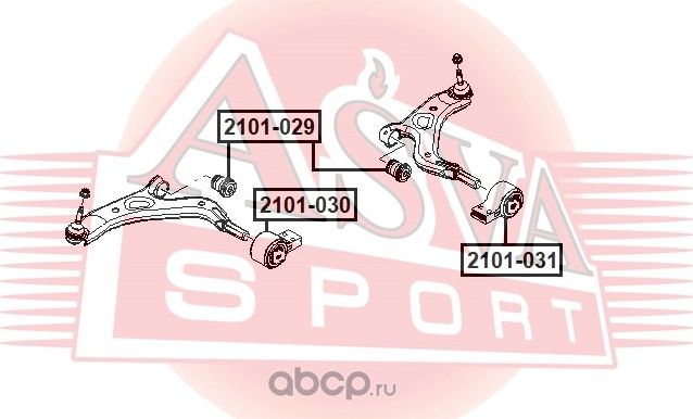 САЙЛЕНТБЛОК (Asva). Артикул 2101031