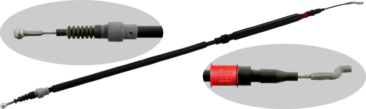 Трос ручника (тросик ручного тормоза) Febi Bilstein. Артикул 27383