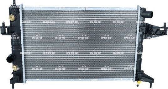 Радиатор охлаждения двигателя NRF (алюминий) для Opel Corsa C 2000-2009. Артикул 53035