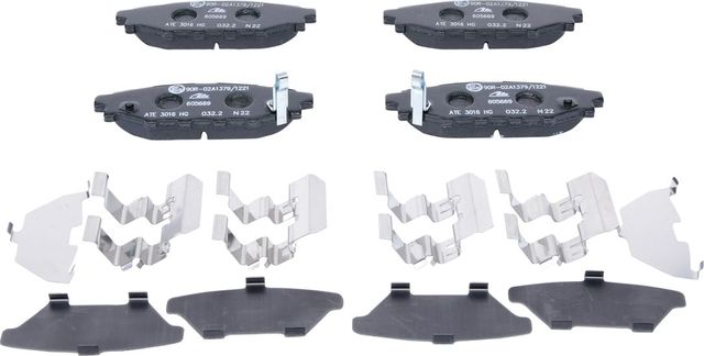 Тормозные колодки ATE задние для Subaru XV II 2017-2026. Артикул 13.0460-5669.2