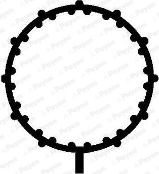 Прокладка впускного коллектора Payen (резина) для Honda Jazz I 2002-2008. Артикул JD5838