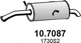 Глушитель Asso для Citroen C4 I 2008-2011. Артикул 10.7087