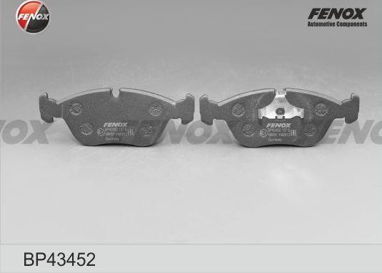 Тормозные колодки Fenox. Артикул BP43452