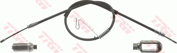 Трос ручника (тросик ручного тормоза) TRW. Артикул GCH574