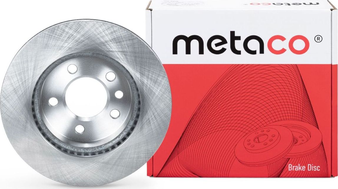 Диск тормозной передний вентилируемый (Metaco). Артикул 3050176