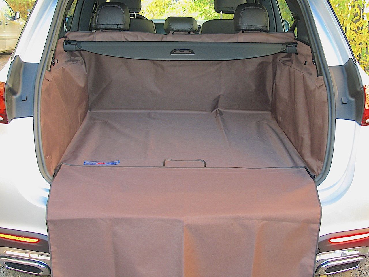 Защитный чехол AUTOSMSTUDIO "Standart" в багажник автомобиля для Mercedes-Benz GLE W167 2018-2026, черный. Артикул TP-GLE167-STD-BL