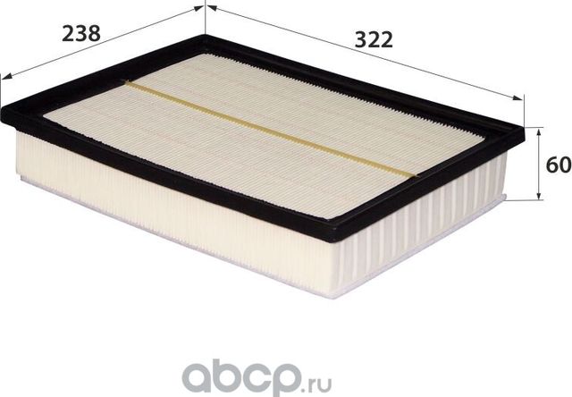 A-1032 17801-38051 (ФИЛЬТР ВОЗДУШНЫЙ) (RB-Exide). Артикул A1032