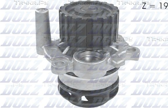 Помпа (водяной насос) Dolz для Volkswagen Polo III 1997-2002. Артикул A187