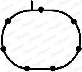Прокладка впускного коллектора Payen. Артикул JD5987