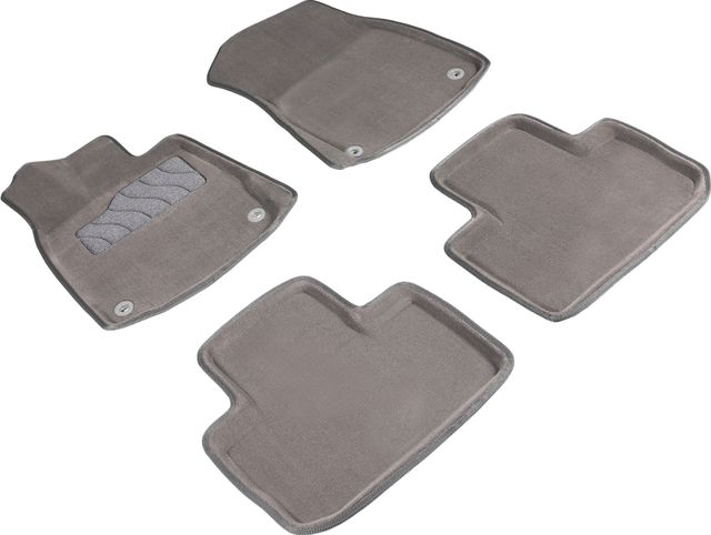 Коврики Seintex 3D ворсовые для салона Lexus IS250 III 2013-2026 СЕРЫЕ. Артикул 86846