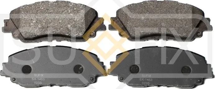 Колодки тормозные передние (Sufix). Артикул SX1453