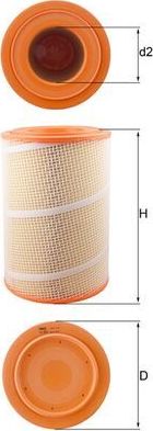 Воздушный фильтр Mahle. Артикул LX 2021