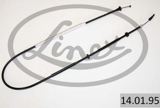 Трос ручника (тросик ручного тормоза) Linex левый для Fiat Stilo 2001-2008. Артикул 14.01.95