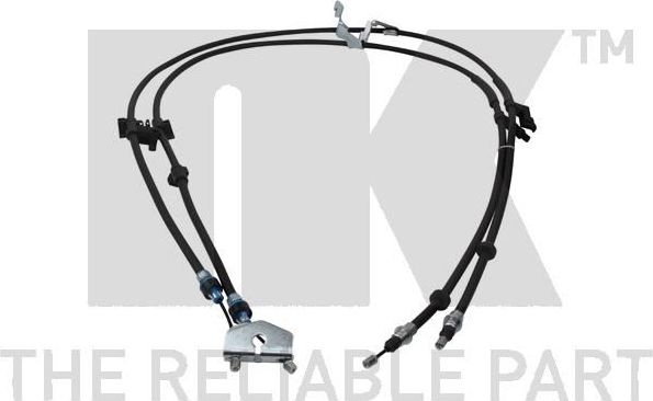 Трос ручника (тросик ручного тормоза) NK. Артикул 9025176